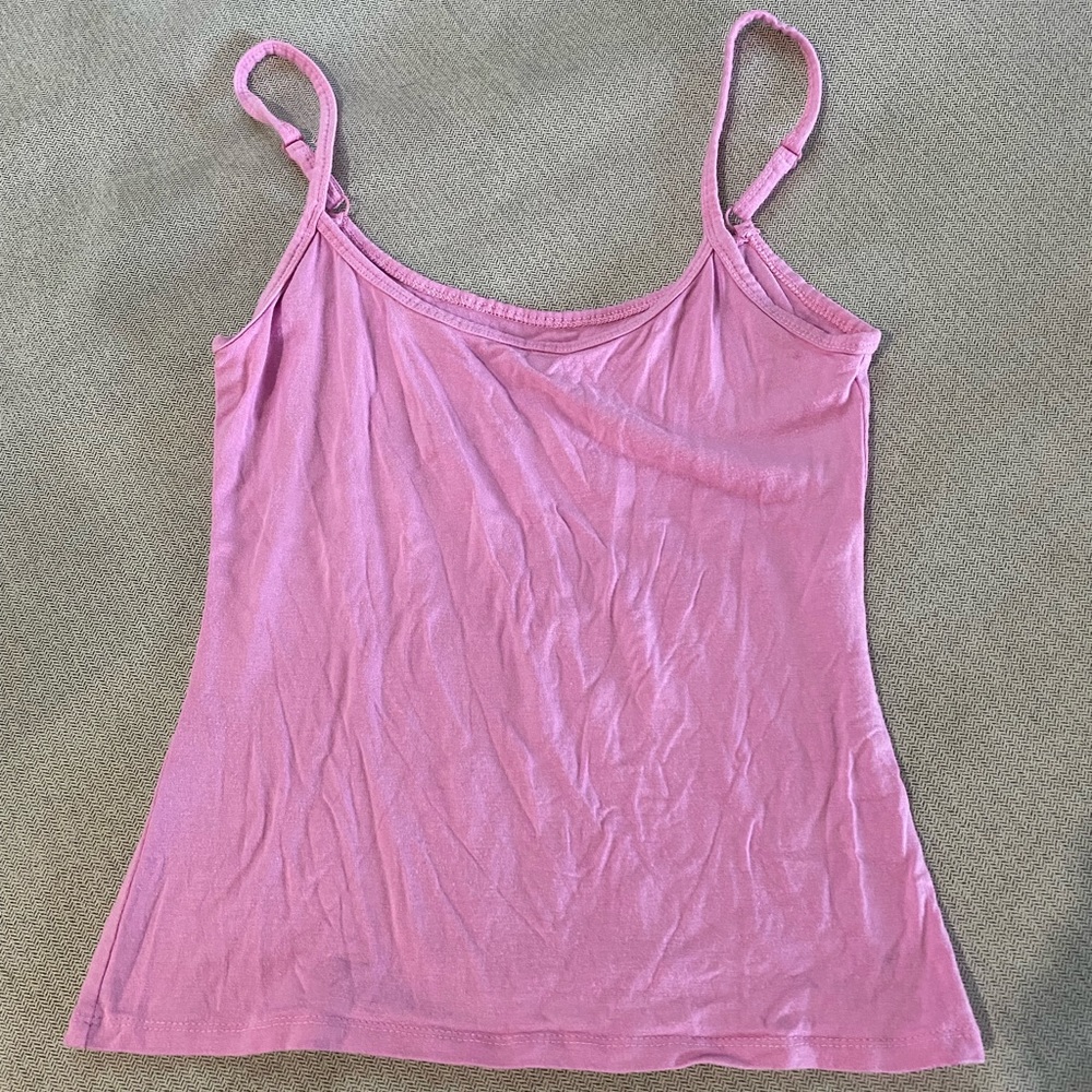 Spun Bamboo Pink Tank Top